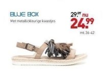 blue box sandaal