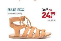 sandaal blue box