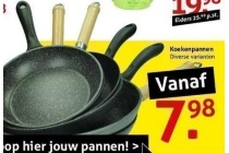 diverse koekenpannen