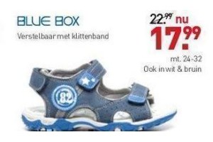 blue box verstelbaar met klittenband