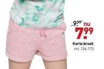 korte broek