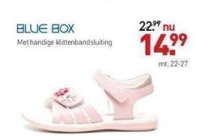 blue box met handige klittenbandsluiting