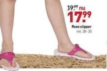 roze slipper