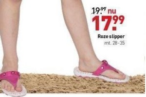 roze slipper