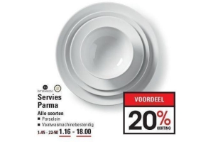 intermezzo servies parma