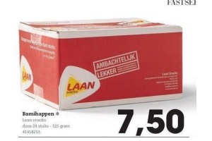 laan bamihappen nu eur7 50 per stuk