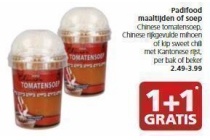 padfood maaltijden of soep