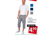 heren capribroek