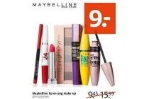 maybelline lip en oog make up