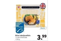 britse kabeljauwfilets