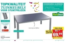 aluminium tuintafel