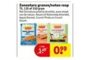 zonnatura granen noten reep