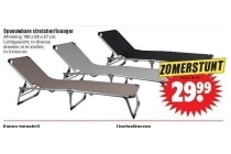 opvouwbare stretcher lounger