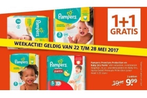 pampers premium protection en baby dry pants