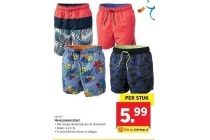 herenzwemshort voor eur5 99