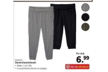 damesharembroek voor eur6 99