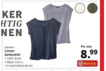 linnen damesshirt voor eur8 99