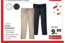 linnen herenbroek voor eur9 99