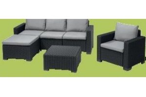 loungeset moorea 4 delig incl kussens