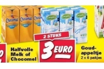 halfvolle melk of chocomel