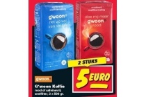 g woon koffie