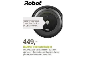 irobot robotstofzuiger roomba681
