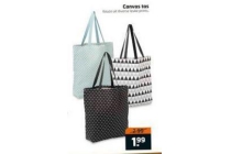 canvas tas