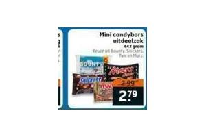 mini candybars uitdeelzak