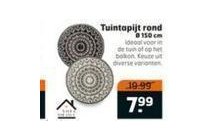 tuintapijt rond