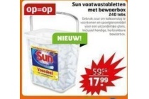 sun vaatwastabletten met bewaarbox