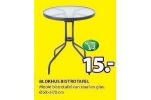 blokhuis bistrotafel