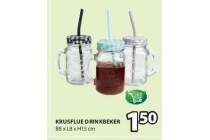 krusflue drinkbeker