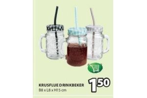 krusflue drinkbeker