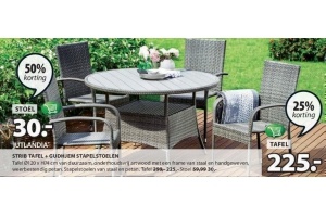 strib tafel gudhjem stapelstoelen