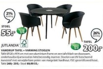 vamdrup tafel varming stoelen