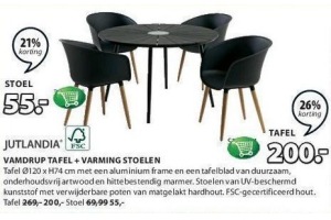 vamdrup tafel varming stoelen