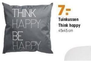 tuinkussen think happy