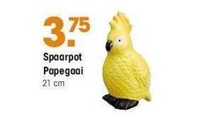 spaarpot papegaai