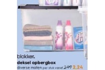 deksel opbergbox