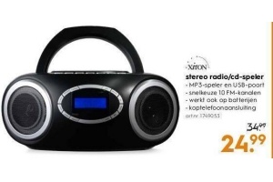 stereo radio cd speler nu voor eur24 99