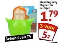 steaming suzy magnetron reiniger nu voor eur1 79