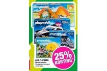 alle playmobil nu met 25 korting