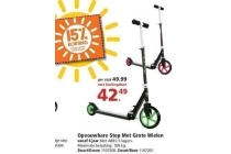 opvouwbare step met grote wielen