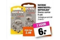 rayovac hoortoestelbatterijen