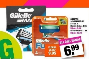 gillette scheermesjes