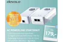 devolo dlan 1200 plus wifi ac powerline starterkit
