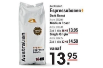 australian espressobonen