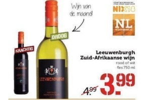 leeuwenburgh zuid afrikaanse wijn