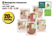 biologische vleeswaren