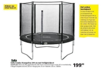 salta combo trampoline 244 cm met veiligheidsnet